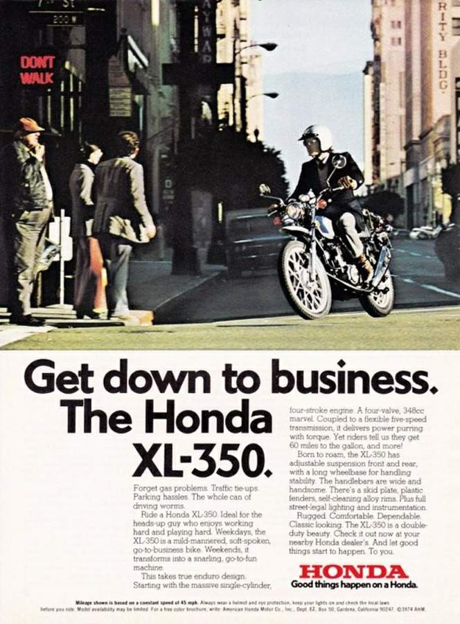 1974 Honda XL 350